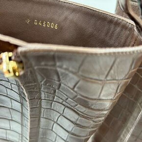 Women’s Chanel icon plain toe block, heel boot size 38.5 made in Italy - Picture 5 of 11